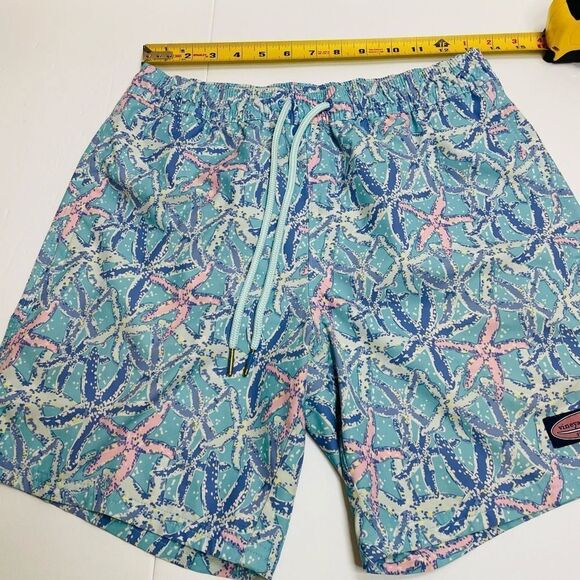 Vinyard Vines Men’s Swim Trunks Swim Shorts Blue Starfish Size XS - Picture 6 of 9